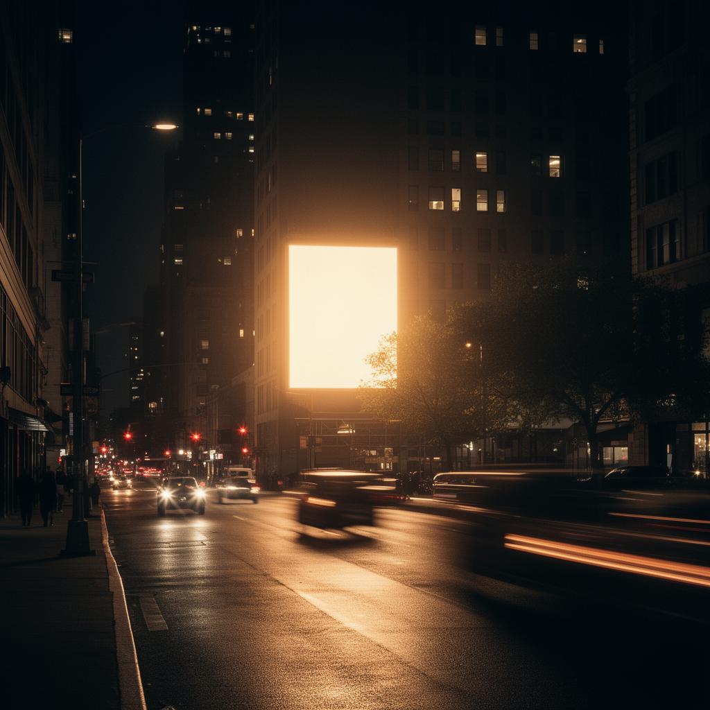 Outdoor iluminado à noite